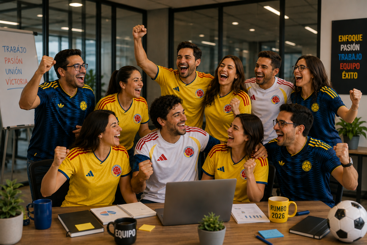 Empresas con camiseta de Colombia